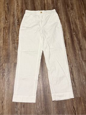 Everlane Trousers Women's 0 White Spring Lightweight Everyday Pants